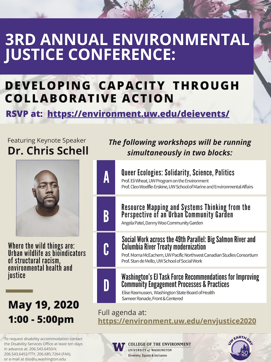 Environmental Justice Conference poster