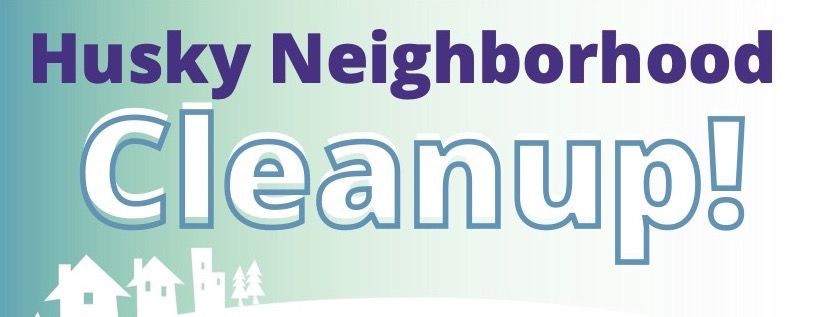Husky Neighborhood Cleanup logo
