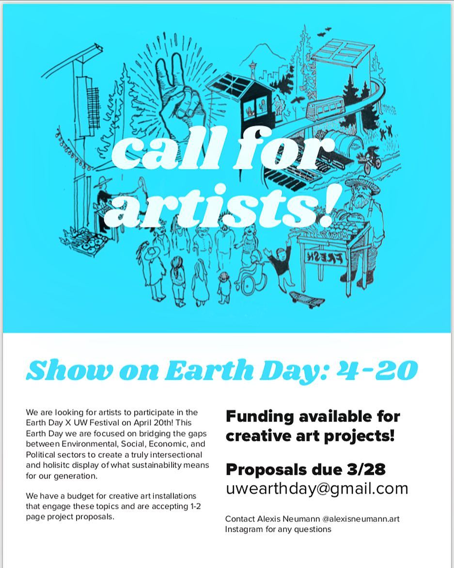 Earth Day art submission poster