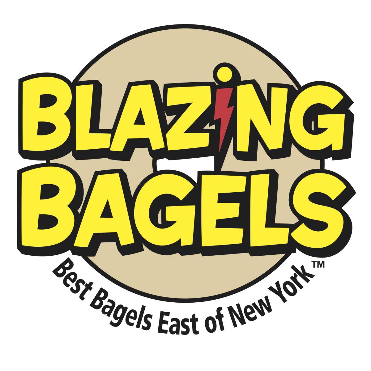Blazing Bagels logo