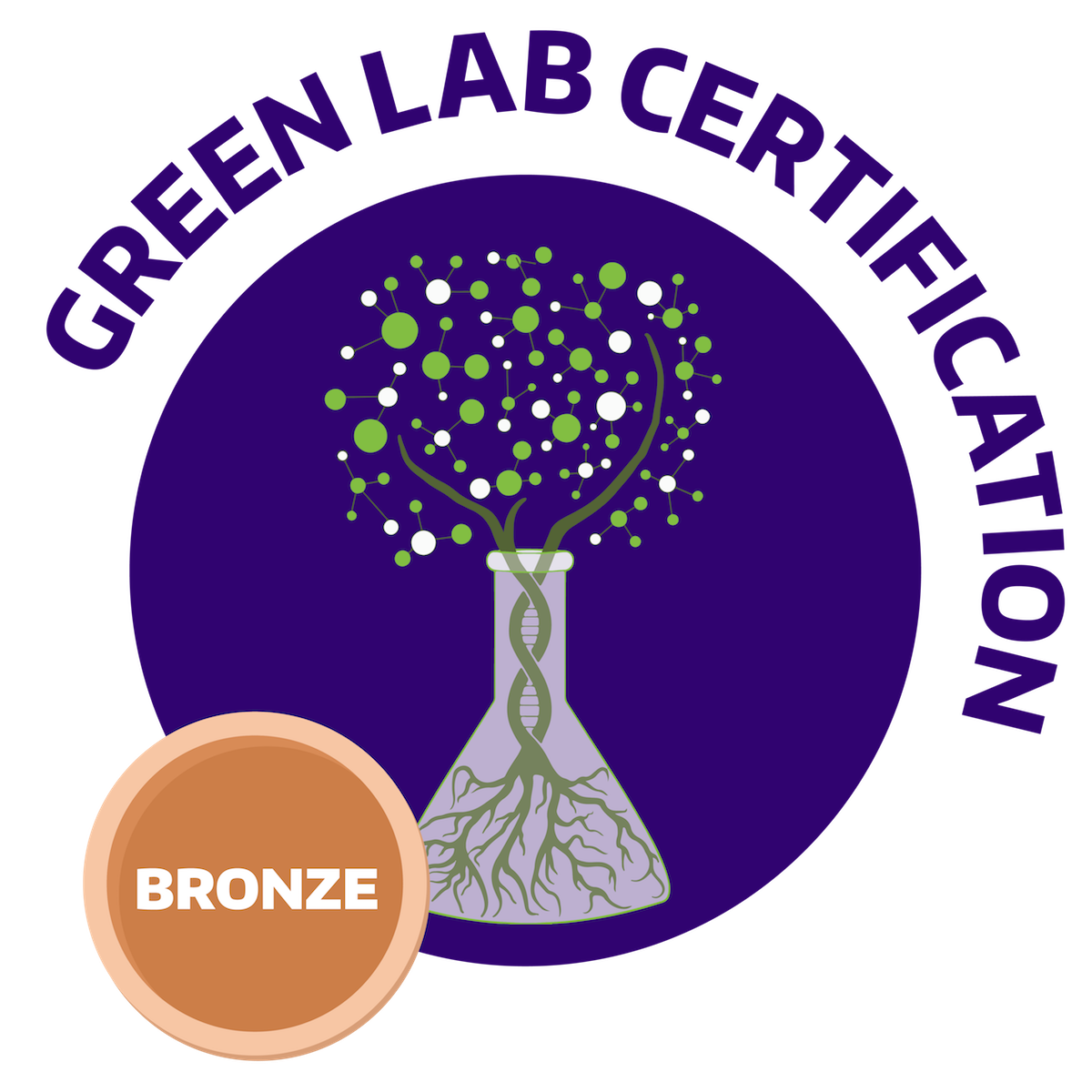 Green Lab Bronze Logo