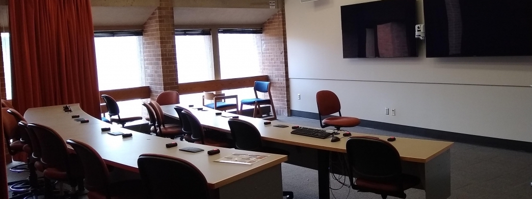 Videoconferencing room in Odegaard Library